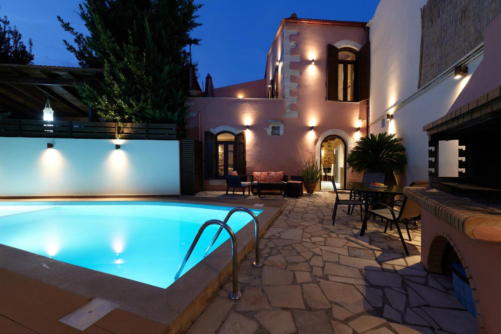 Stone Villa With Swimming Pool-Bbq! Melidhonion  ภายนอก รูปภาพ